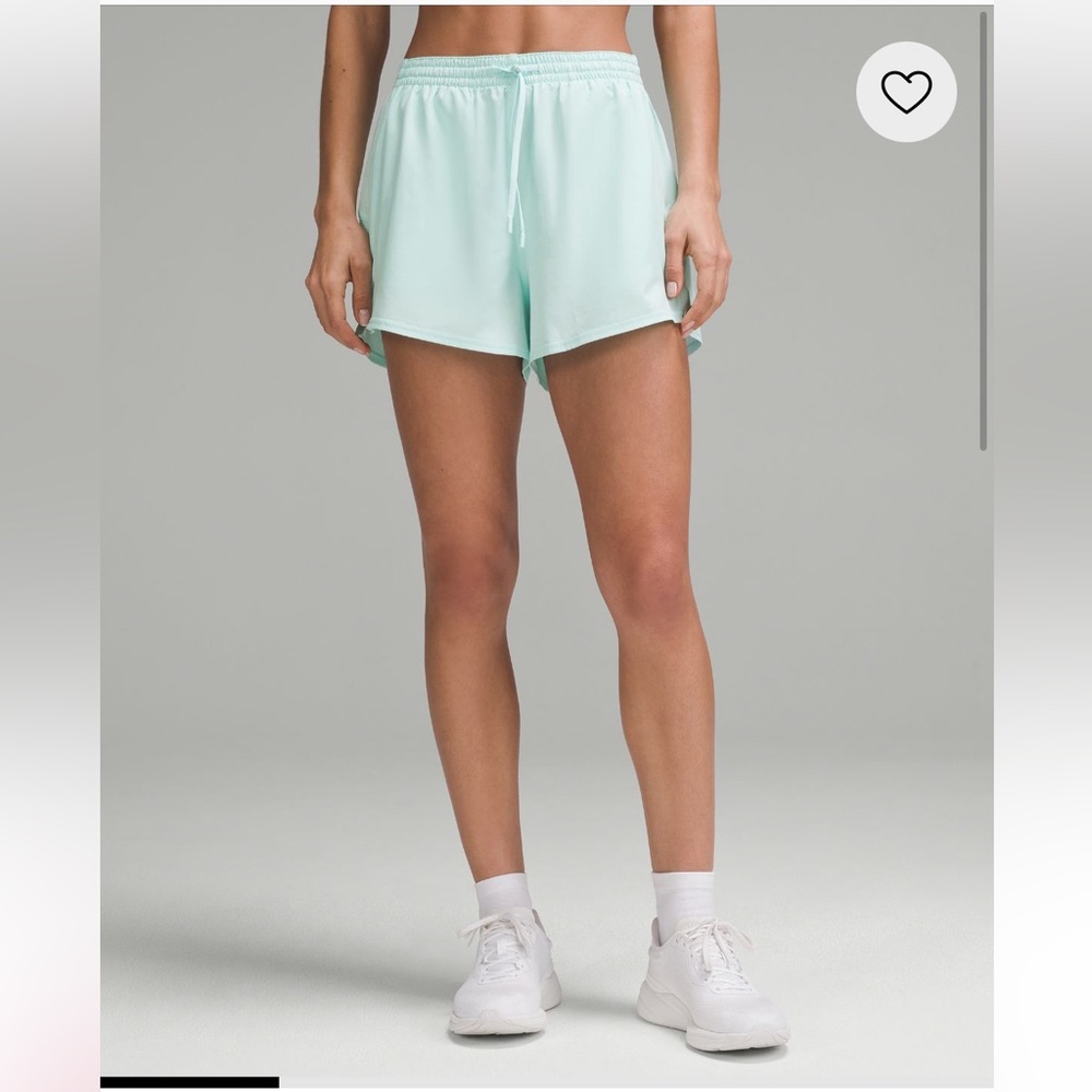 NWT lululemon Lightweight High-Rise Relaxed Short 3" *Long Liner, Ideal Mint, 6